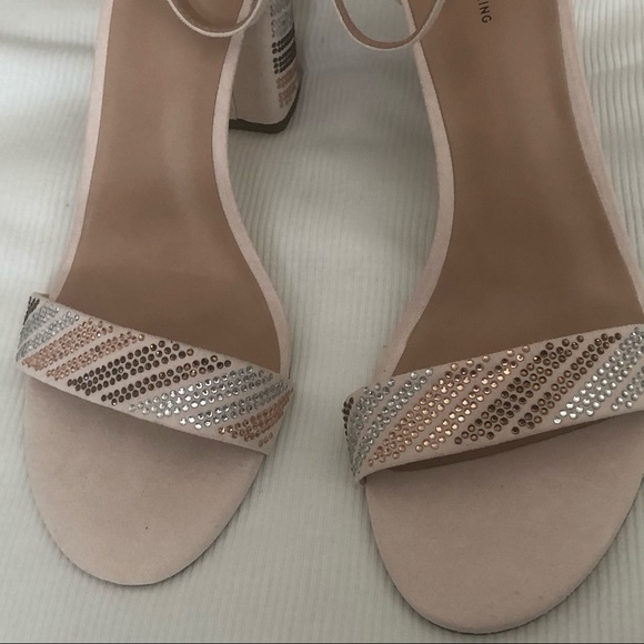 Call It Spring beige suede studded heels - Picture 4 of 10